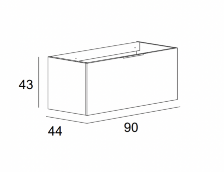 Мебель для ванной CEZARES PREMIUM 90, артикул 55385