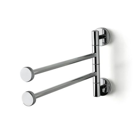 3SC Ribbon Полотенцедержатель двойной, поворотный, плечо 35см,цвет: хром, артикул RB19SL
