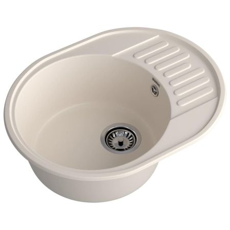 Кухонная мойка GranFest QUARZ 58, белый, артикул 58 белый