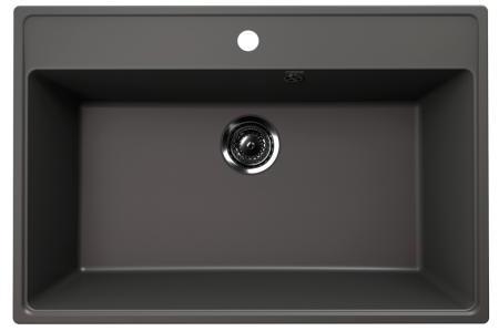 Мойка ULGRAN Quartz асфальт (Forte 760-09), артикул Forte 760-09
