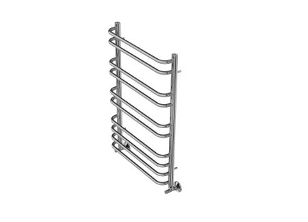 Полотенцесушитель водяной Aquatek (Акватек) Пандора П10 500х800 мм, подключение нижнее/диагональное, сверхпрочная пищевая нержавеющая сталь AISI 304L, гарантия 10 лет, артикул AQ RRС1080CH