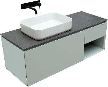Тумба под раковину Allen Brau Infinity 120 1.21006.PWM L папирус матовый, артикул 1.21006.PWM