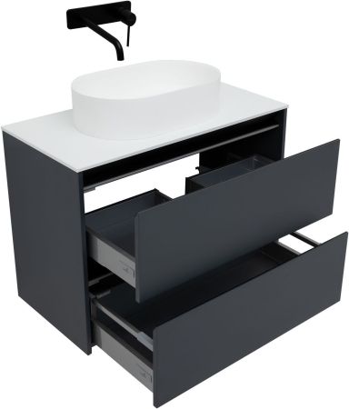 Тумба под раковину Allen Brau Activity 90 1.34005.AM антрацит матовый/черный браш, артикул 1.34005.AM
