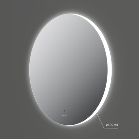 M85MOX40801S X-Joy Зеркало круг с интерьерной Led подсветкой, ИК-сенсорром, 80 см, артикул M85MOX40801S