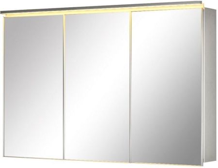 Зеркальный шкаф De Aqua Алюминиум 120 AL 507 120 S серебро, артикул AL 507 120 S