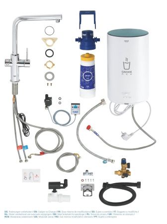 Смеситель для кухни GROHE Red Duo, бойлер M-size, хром, (30327001) Смеситель для кухни GROHE Red Duo, бойлер M-size, хром, (30327001)
