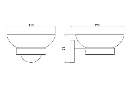 Мыльница AQUATEK AQ4603CR БЕТТА, артикул AQ4603CR