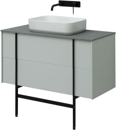 Тумба под раковину Allen Brau Reality 100 1.32007.PWM папирус матовый, артикул 1.32007.PWM