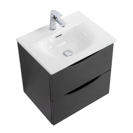 MARINO-CER-MINI База под раковину подвесная с двумя выкатными ящиками, Rovere Rustico, 596x390x500, MARINO-CER-MINI-600-2C-SO-RR-P, артикул MARINO-CER-MINI-600-2C-SO-RR-P