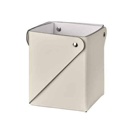 ADJ Коробочка MIU для чайных пакетов, 7x7xH8 см., цвет: панна котта/белый, артикул 0055.16/10