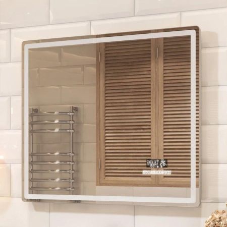 Зеркало VIGO Geometry Media voice 800, артикул 048