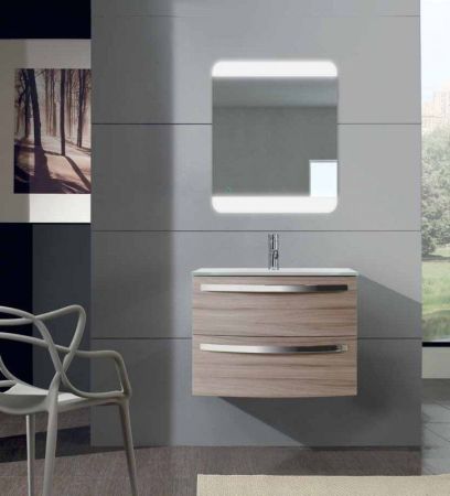 Зеркало CEZARES со встроенной LED подсветкой и сенсорным выключателем Touch System, реверсивное