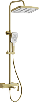 Душевая система BELZ B24658-5, брашированное золото