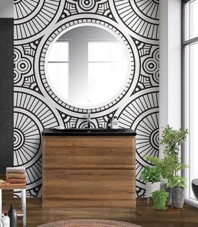 ALBANO База под раковину напольная с двумя выкатными ящиками, Pino Scania, 1000x450x810, ALBANO-1000-2C-PIA-PS, артикул ALBANO-1000-2C-PIA-PS