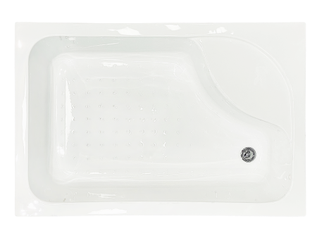 Душевой угол Royal Bath RB 8120BP-T-BL (прозрачное) правый, артикул RB8120BP-T-BL-R