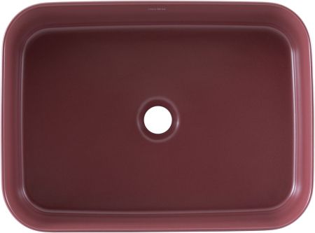 Раковина накладная Allen Brau Fantasy 50 4.11021.BD бордо, артикул 4.11021.BD