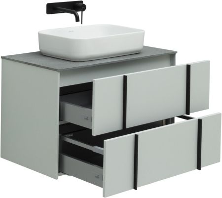 Тумба под раковину Allen Brau Reality 80 1.32005.PWM папирус матовый, артикул 1.32005.PWM