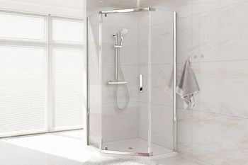 Душевой уголок Royal Bath RB 1185TR-T-CH 85х110х200 (прозрачное)