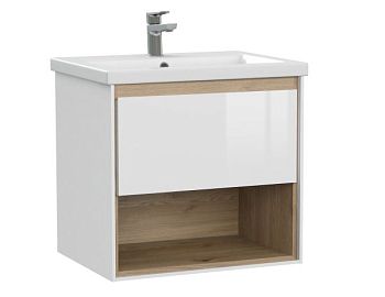 Тумба подвесная Cersanit LOUNA 60 белый под раковину S-UM-COM60/1-w (COMO 60) (64070)