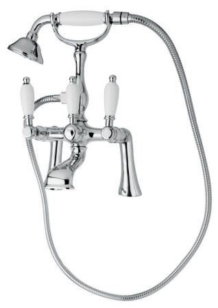 Смеситель на борт ванны с ручным душем CEZARES FIRST-PBV, артикул FIRST-PBV-02-M