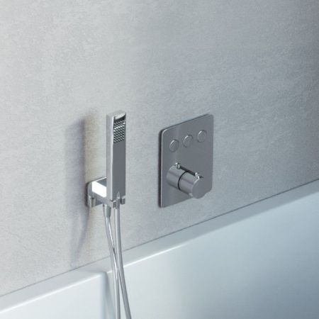 Смеситель термостатический для ванны и душа скрытого монтажа EXCELLENT Krotos AREX.8046CR (хром), артикул AREX.8046CR