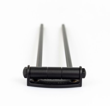 Stil Haus Hashi, полотенцедержатель двойной поворотный, цвет чёрный матовый, артикул HS16(23)