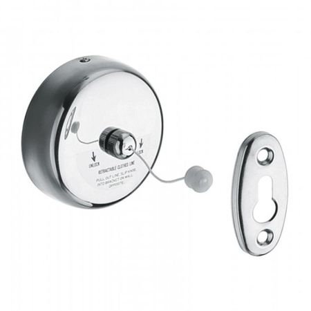 Bongio Brasil & Hotelerie Проволка-вещалка для одежды, ?90x50-2150 мм, цвет хром, артикул 04105CR00