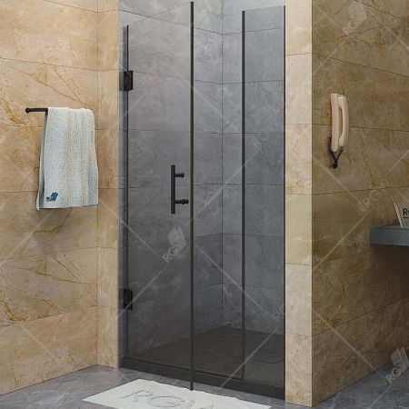 Душевая дверь RGW Hotel HO-012-B 90 350601209-14 профиль Черный стекло прозрачное, артикул 350601209-14