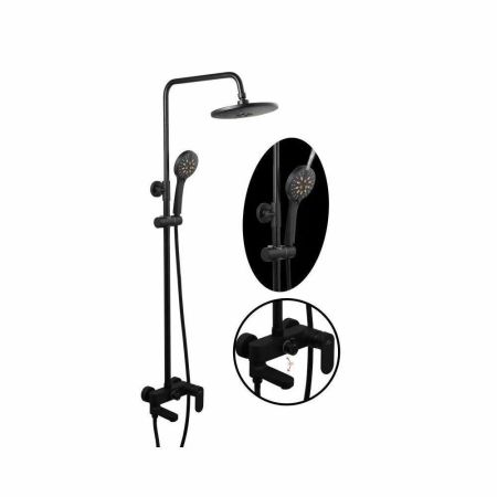 Душевая система FASHUN A2482-7, черный, артикул A2482-7