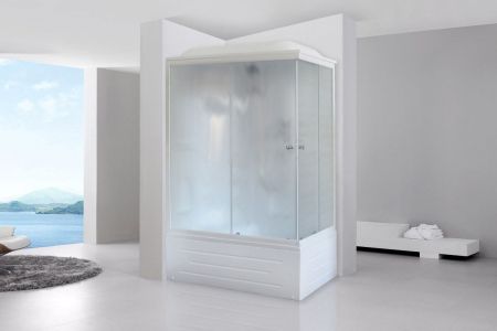 Душевая кабина Royal Bath RB 8120BP1-M (матовое) левая, артикул RB8120BP1-M-L