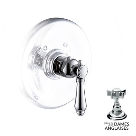 Nicolazzi Termostatico Внешняя часть встраиваемого смесителя для душа, 1 источник, цвет: хром, артикул 4914CR18