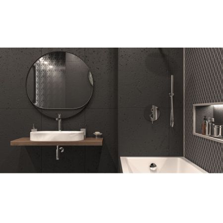 Умывальник WHITECROSS Malachite D 70x35 (белый глянец) иск. камень, артикул 0724.070035.100