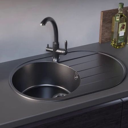 Смеситель для кухни Ulgran UQ-017-08, космос, артикул UQ-017-08