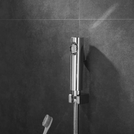 Смеситель для раковины с гигиеническим душем Shevanik S8271, хром, артикул S8271