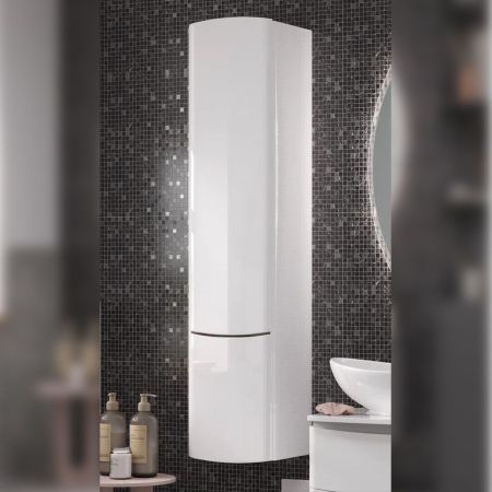 Пенал (35см) Velvex Luna pp.LUN.35, белый, артикул pp.LUN.35