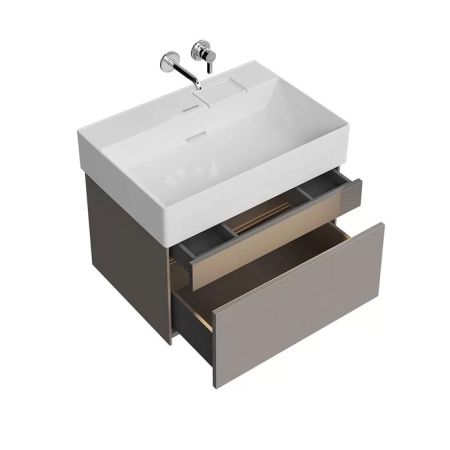 Тумба LOGICA подвесная 2 ящика 70 см, песчаный, артикул LOG.70.2\SAN