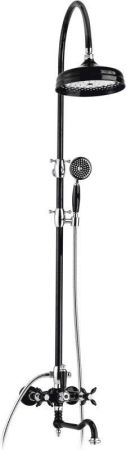 Душевая стойка со смесителем для ванны, верхним и ручным душем CEZARES NOSTALGIA-CVD, артикул NOSTALGIA-CVD-02-M