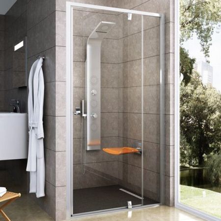 Душевая дверь RAVAK PIVOT (120*) PDOP2 03GG0U00Z1 (распашная, сатин), шт