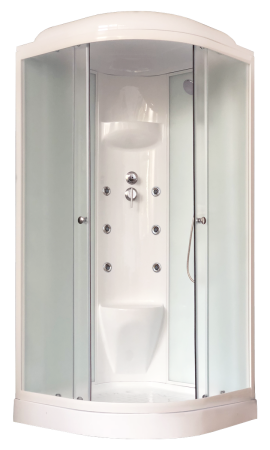 Душевая кабина Royal Bath RB 90HK7-WC (белое/матовое), артикул RB90HK7-WC