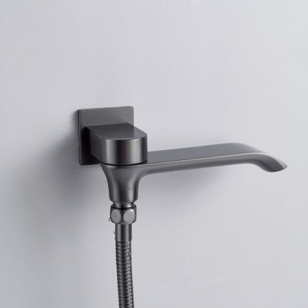 Душевая система встраиваемая Shevanik S4135T, оружейная сталь, артикул S4135T