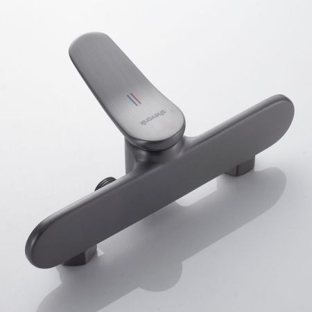 Гигиенический душ со смесителем Shevanik S4705T-1, оружейная сталь