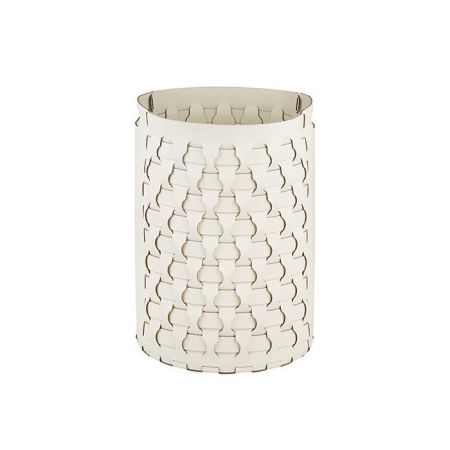 Colombo Adj Круглая корзина Dubai, D40H57 см, цвет: белый/панна котта, артикул BADJ2057-1016