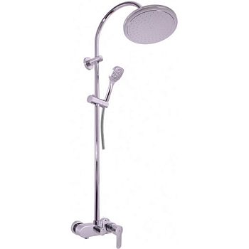 Душевой комплект с душем. Смеситель для душа,с штангой 1020мм, верхним и ручным душем, с керам.перек