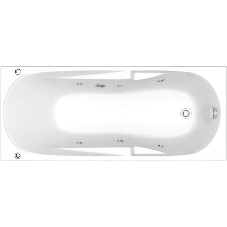 Акриловая ванна Bas Мальдива 160x70 без гидромассажа, артикул В 00022