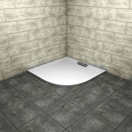 Душевой поддон полукруглый RGW GWS-31 Белый (900x900)