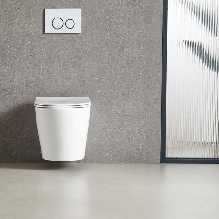 подвесные унитазы Vincea Унитаз подвесной Piatti VT1-11T Tornado, цвет белый, ультратонкое soft-close сиденье,, артикул VT1-11T