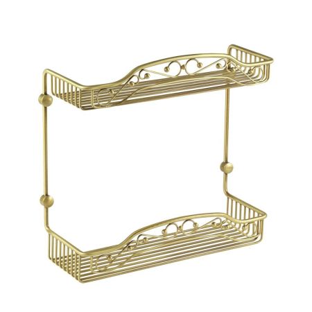 COMPLEMENTI Решетка большая двойная L40xP15xH40 см., бронза, артикул 22023