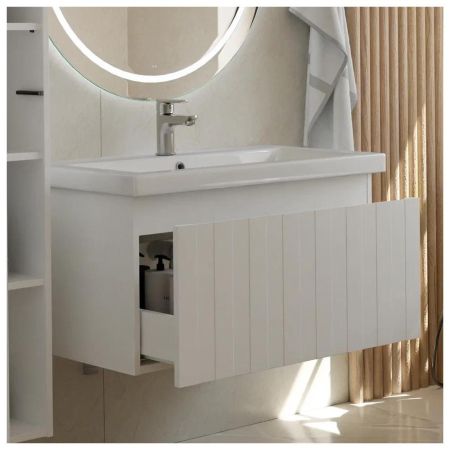 Тумба с раковиной напольная VIGO Finlay 333-com, 80 см, артикул 333-com