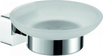 Sanibano Argos, настенная стеклянная мыльница, цвет хром