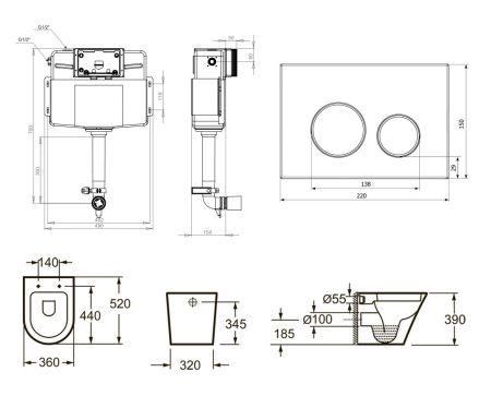 Комплект 5 в 1 Lavinia Boho Relfix Biore 87060233, артикул 87060233